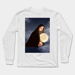 Moon Goddess Long Sleeve T-Shirt